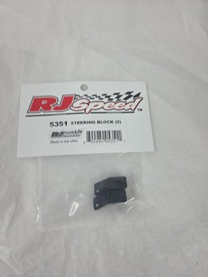 RJ Speed Steering Blocks 2 RJS5351 Elec Car/Truck Replacement Parts