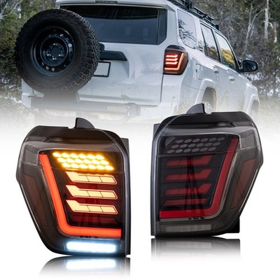 Clear Fits Toyota 4Runner 2010-2024 LED Tail Light Assembly Set Sequential Pair