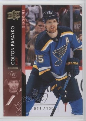 2021-22 Upper Deck Series 2 UD Exclusives 24/100 Colton Parayko #407 1t86