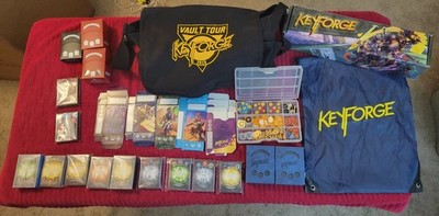 *MASSIVE* KeyForge Haul - OP Bag (2019), Metal Tokens, Decks, Supplies, Sleeves