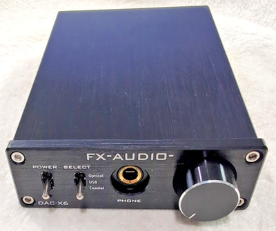 OPEN BOX - FX-AUDIO DAC-X6J Headphone Amplifier Perfect Condition - S&H is Paid