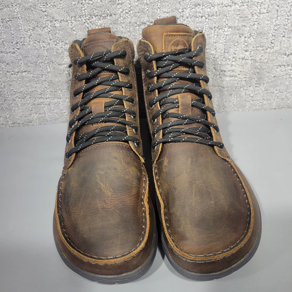 Lems Boulder Unisex Size US M9 W10.5 Weatherred Umber Leather Waterproof Boots - Image 3 of 4