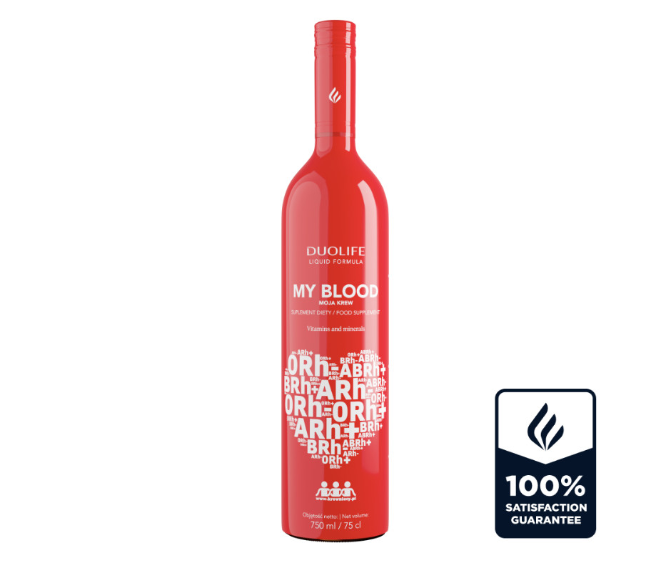 My Blood mon sang à boire le réflexe matinal vitalité des actifs surmenés en 750 ml