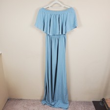 Show Me Your Mumu Hacienda Maxi Dress in Silver Sage Crisp Women's Size S