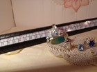 Cocktail Ring Lot. Sizes 7&8. Faux Opal, Faux Aquamarine, Plus More — photo 8