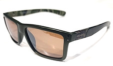Foster Grant 1801 Green Camouflage Brown Square Polarized Sunglasses