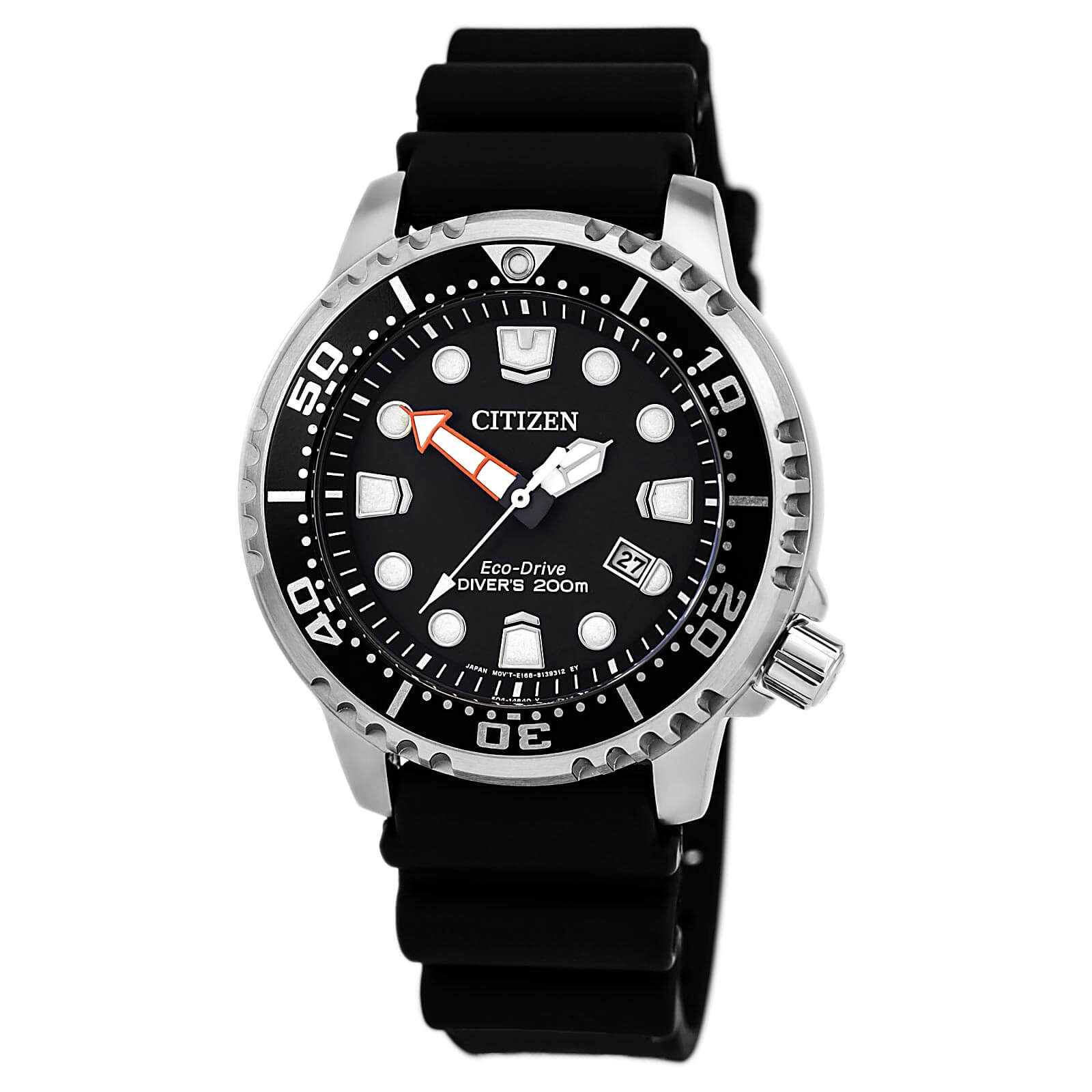 Citizen BN0150-28E Gent's Black Dial Polyurethane Strap Dive Watch