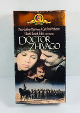 Doctor Zhivago VHS 2-Tape Set,1965 Geraldine Chaplin, Alec Guinness New Sealed