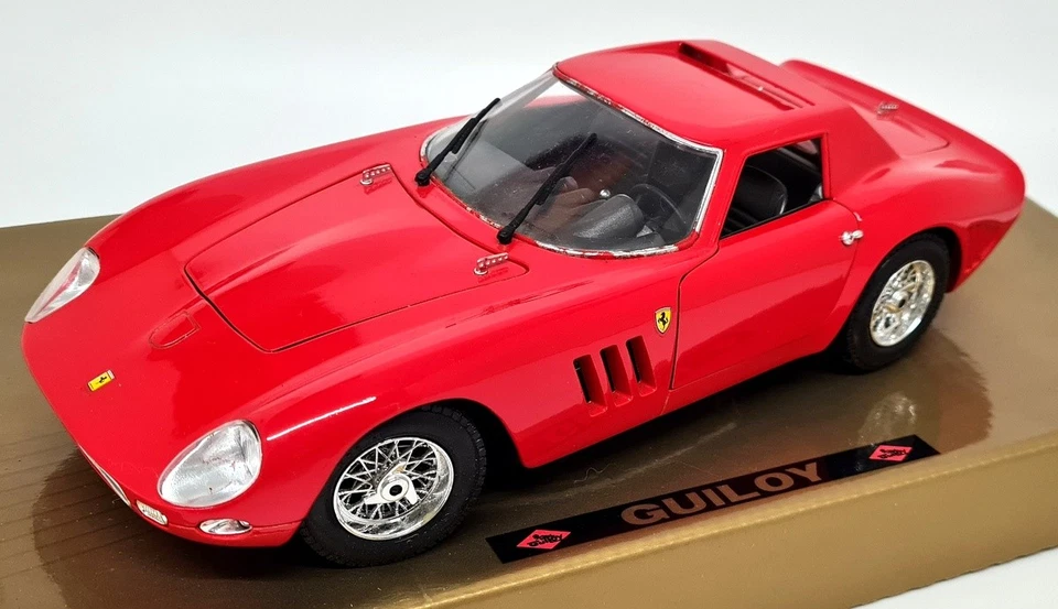 Guiloy 1/18 Ferrari 250 GTO 1964 Rosso Red Diecast Scale Model Car - Image 4 of 4
