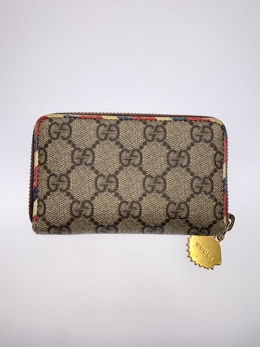 GUCCI Card Case GG Supreme PVC BEG ​​Women's thumbnail 2