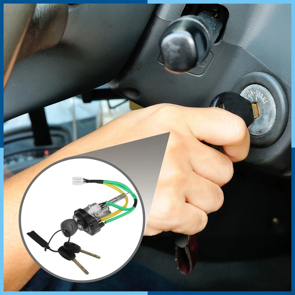 Ignition Lock Cylinder Switch w/ Keys No.819203LA10 for Hyundai Azera 2008 1Set — 第 3/4 张图片