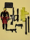 GIJOE 1993 Cobra Elite Officer Crimson Guard Commander, Complete Set