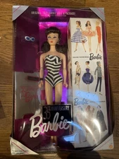 Mattel Barbie 35th Anniversary 1959 Reproduction, Brunette Special Edition NIB