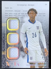 Kobbie Mainoo 2024-25 Panini Noir Screenplay Jerseys Patch /65 #SJ-KM