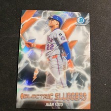 2026 Bowman Baseball Juan Soto ELECTRIC SLUGGERS #ES-7 NY Mets
