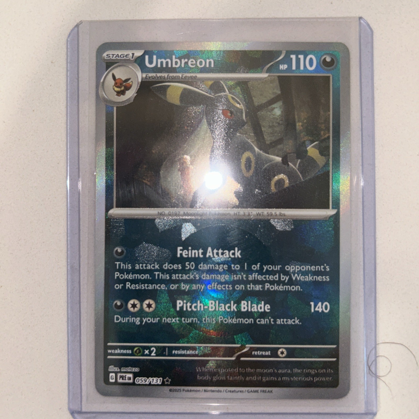 059 131 pokemon card Umbreon - Darkness - 059/131 (Poke Ball Pattern)
