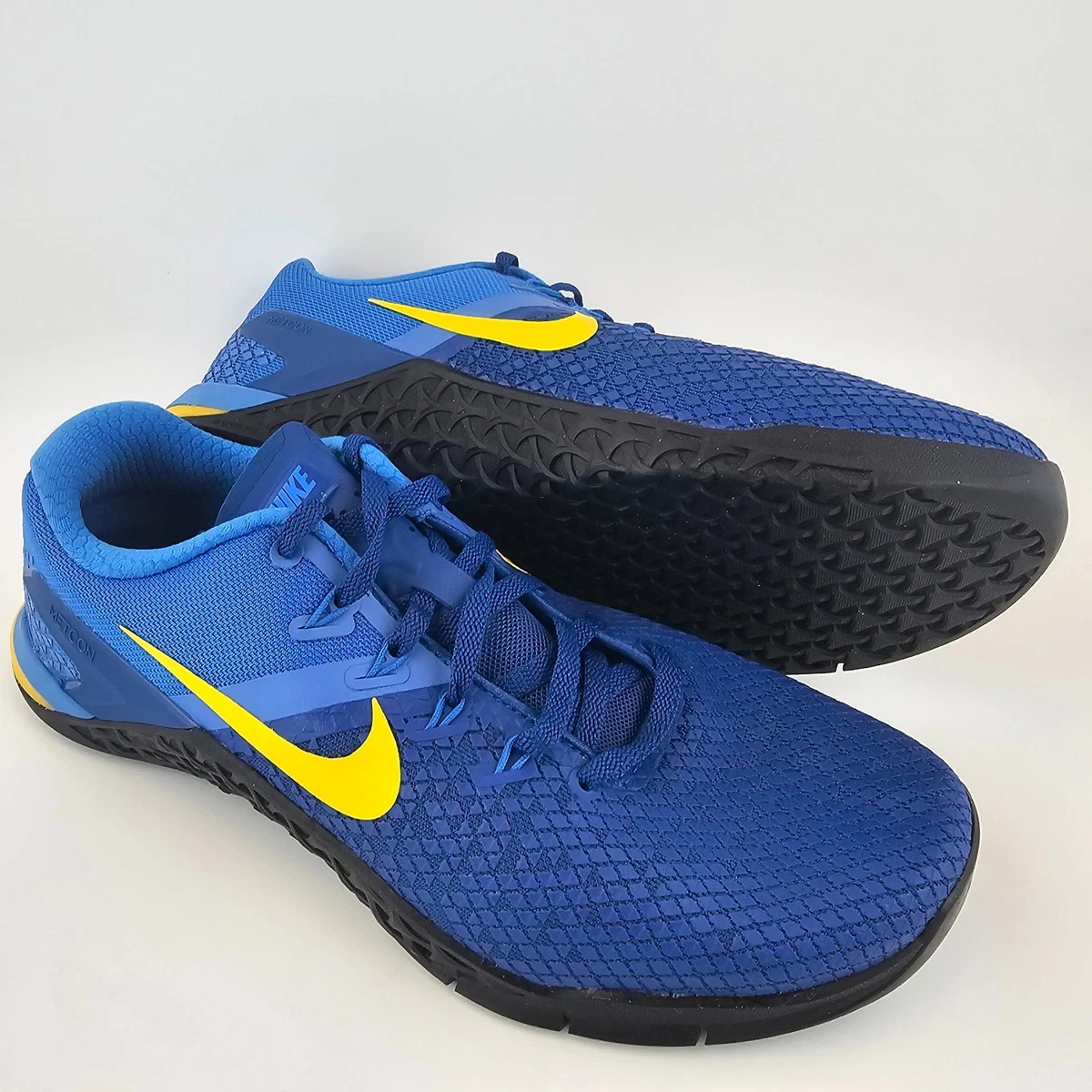 Nike Metcon Training Shoes Men\'s Size 11 Blue Yellow BV1636-474 Athletic‎ Gym Nike Metcon 4 XD Team Royal Amarillo for Sale | Authenticity  main image 4
