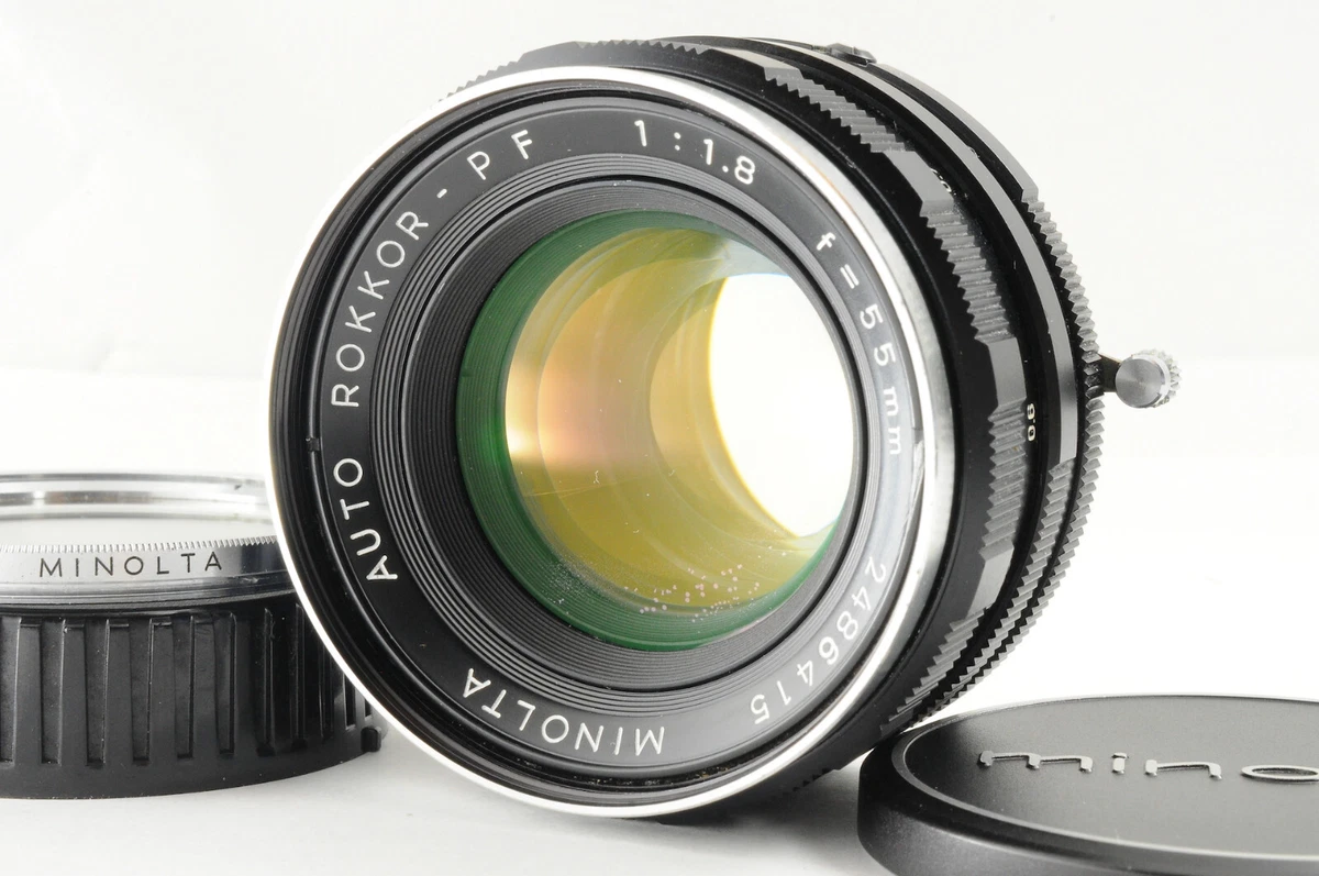 ミノルタ(minolta)SRT101&MC-ROKKOR-PF f=55mm Minolta Rokkor PF 55mm Focal f/1.8 Camera Lenses for sale | eBay