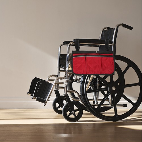 Elektromobil Rollstuhl Aufbewahrung Seitentasche Reise Rollator für Gepäckträger - Bild 5 von 12