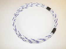 WHITE/VIOLET AUTOMOTIVE WIRE 16 GAUGE HIGH TEMP GXL 25 FEET