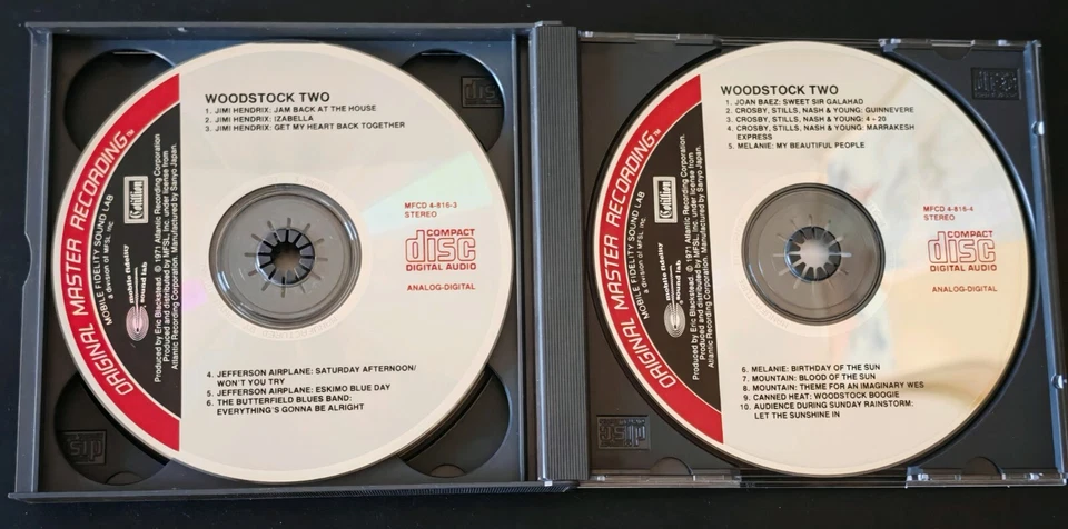MFSL CD WOODSTOCK 1969 Limitierte EDITION NR:  11189 JAPAN Pressung - Bild 4 von 4
