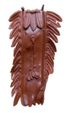 1974 BEST OF WEST 12" marx INDIAN figure -- Chief CHEROKEE - EAGLE TAIL FEATHERS