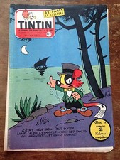 journal tintin 461 France (1957) couv Macherot avec chèque tintin