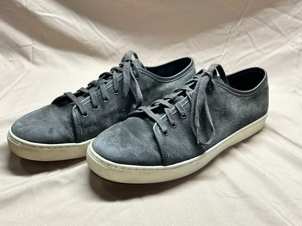 Blue suede shoes white sole sale