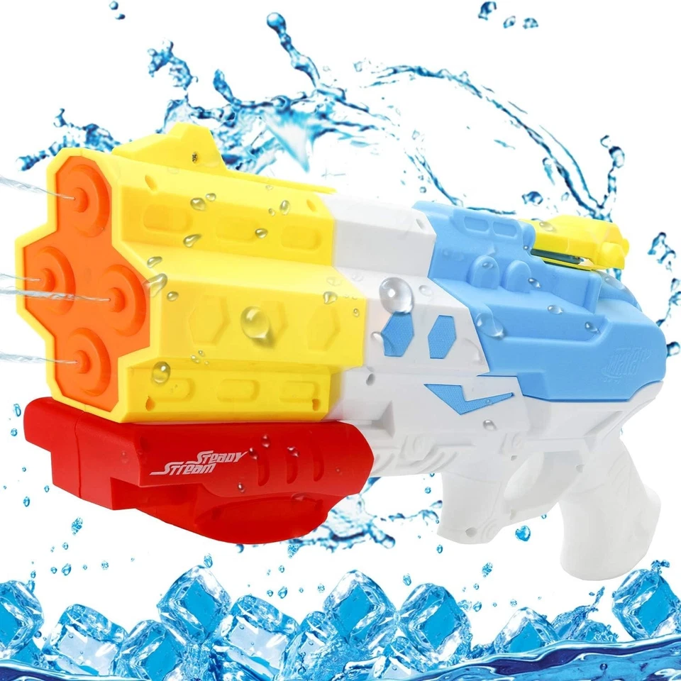Wasserpistole Water Gun Pump 10m Reichweite Spielzeug Kinder Erwachsene 1200 ml - Bild 3 von 4