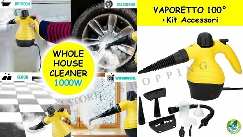 IGIENIZZANTE A VAPORE PORTATILE VAPORELLA PROFESSIONALE PULITORE PER VETRI  AUTO | eBay
