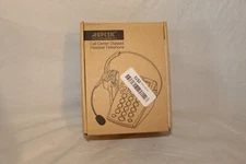 Agptek Call Center Dialpad Headset Telephone Black HA0021 