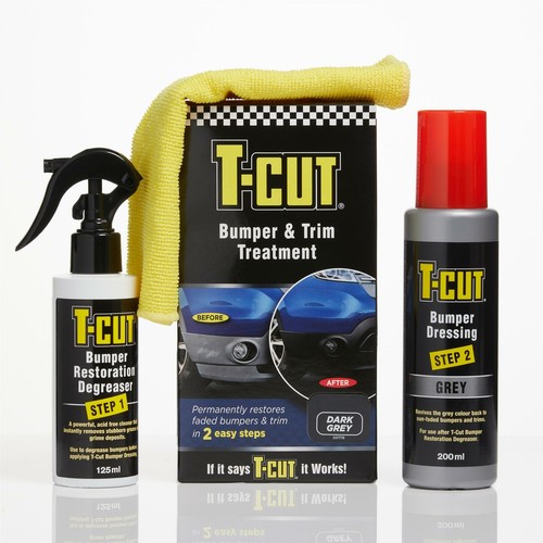 T Cut Car Bumper & Trim Treatment Kit Plastic Rubber Vinyl Colour