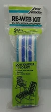 NOS Arden Paradise Re-Web Kit Blue & Teal 2 3/16" Wide - 39 Ft Long (QQ)