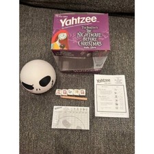 Disney The Nightmare Before Christmas Yahtzee Dice Game