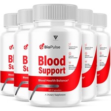  5 Pack BioPulse Glycogen Support Supplement, Bio Pulse Pills 300 Capsules 