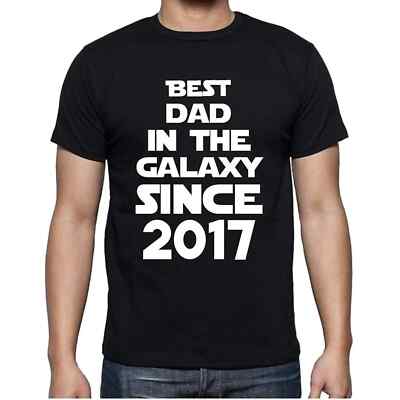 ULTRABASIC Herren T-Shirt Bester Vater der Galaxis seit 2017 Best Dad in