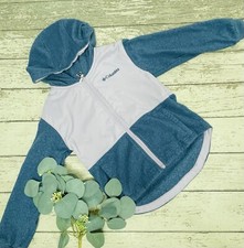 Columbia Blue Purple Two Tone Zip Up Jacket XS 6/8