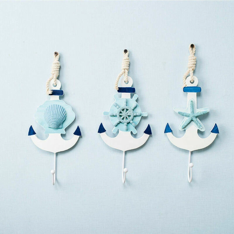1PC Hanging Hook Nautical Coat Hooks Novelty Hooks Clothes Hook Coat Hook - Image 4 of 4