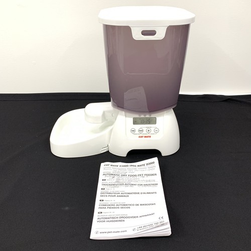 Petmate C3000 Automatic Dry Food Pet Feeder - Works