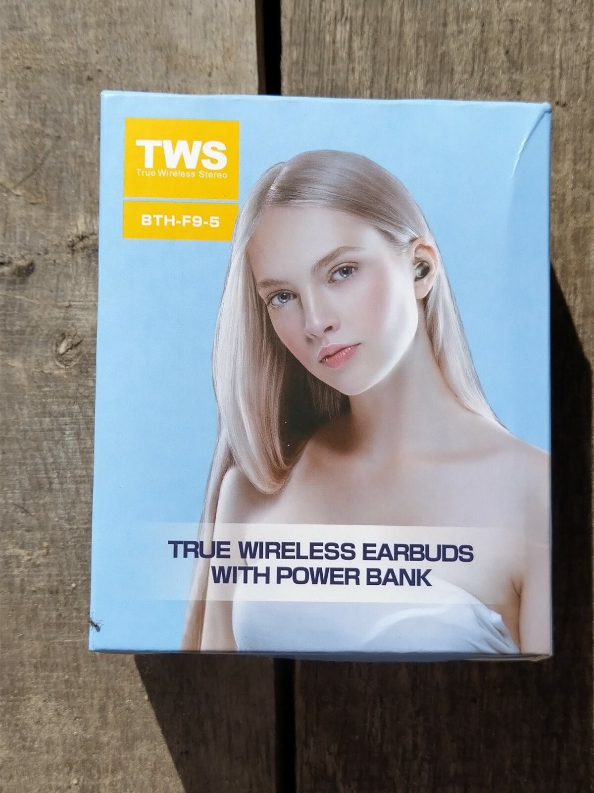 Wireless Earbuds TWS BTH-F9-5 with Power Bank & Display in Black - Niob-Free-image