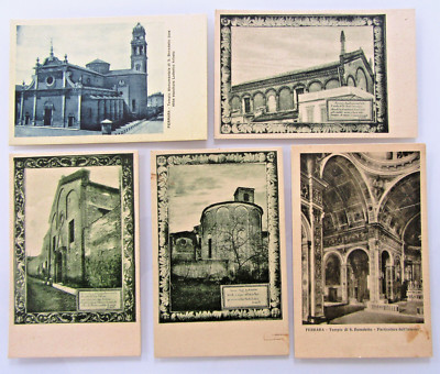 Postkarten Lot 5 x FERRARA Italien Cartolina Italiana Italy Postcards ~1910