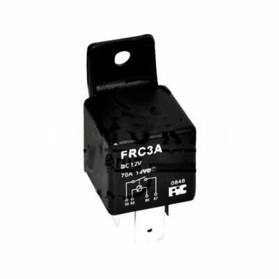 KFZ-Hochstrom-Relais 12VDC 1x Schließer 12V/70A Flachstecker FIC FRC3-A-DC12V