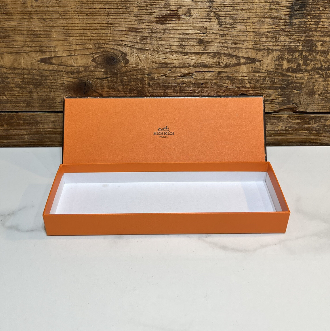 Authentic HERMES Gift Box 9.5” x 3.25” x 1” | eBay