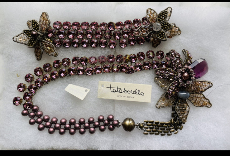 "Swarovski Elements Necklace Bracelet Jewelry - image 1