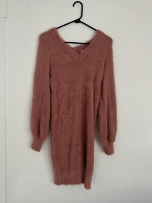 fuzzy dress fashion nova Chaiken