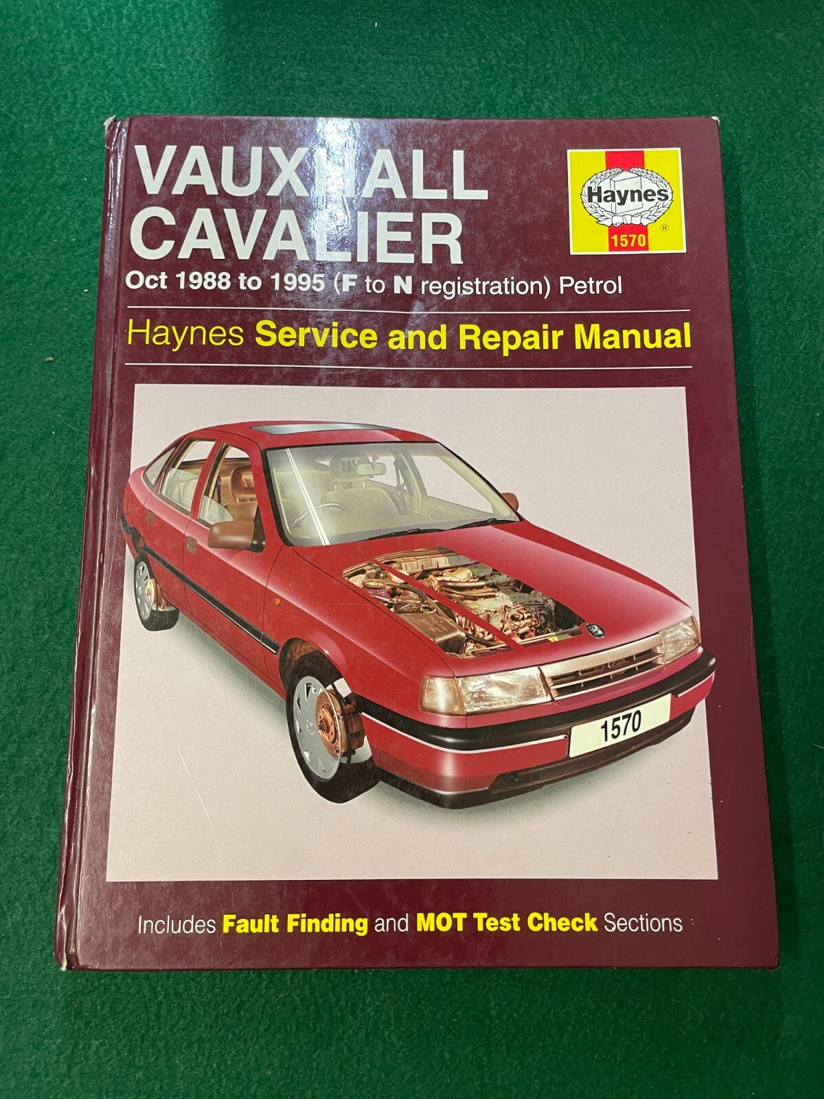 HAYNES VAUXHALL CAVALIER 1988 1995 OWNERS WORKSHOP MANUAL BOOK