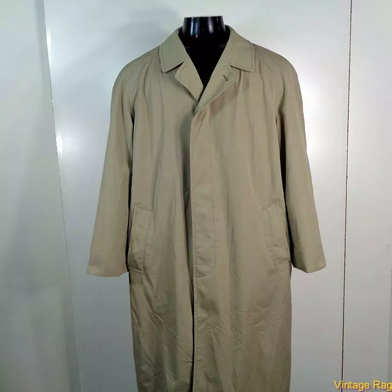 NEWPORT Polyester RAINCOAT Rain Trench Coat Size 42S 42 L Khaki | eBay