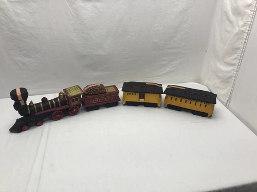 Vintage McCoy McCormick Jupiter 60 Train Set of 4  Liquor Decanters HARD-TO-FIND