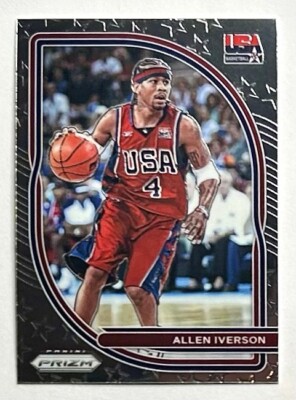 2020-21 Prizm Allen Iverson Team USA Basketball Insert 1 Olympics NBA The Answer