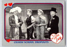 CHARMS SCHOOL DROPOUTS #48 I Love Lucy Pacific Trading Card Lucille Ball B109